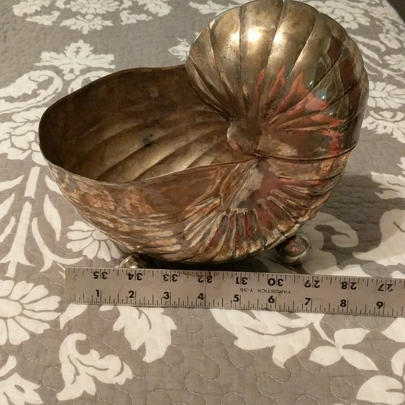 Metal nautilus shell - Picture 3 of 7